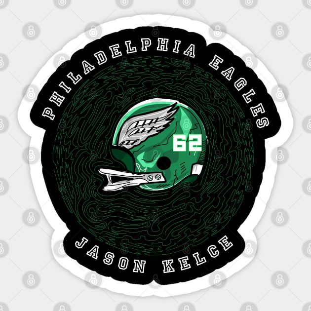 Jason Kelce Philadelphia eagles Sticker by Mic jr